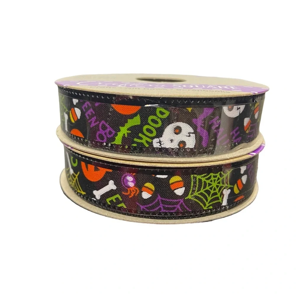 Halloween Crafter’s Square Large Lot of 19 Ribbon NWT